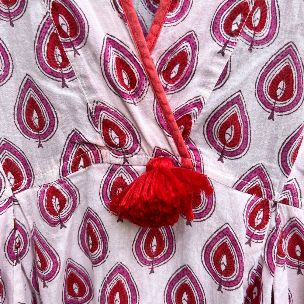 Zen Ethic Bohemian Raj Pom Pom Parvati Dress - Picture 4 of 6